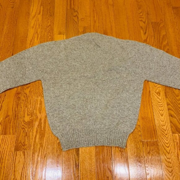 Vintage BROOKS BROTHERS SHETLAND WOOL SWEATER 46 XL Crewneck Pullover Sweater - Picture 10 of 12